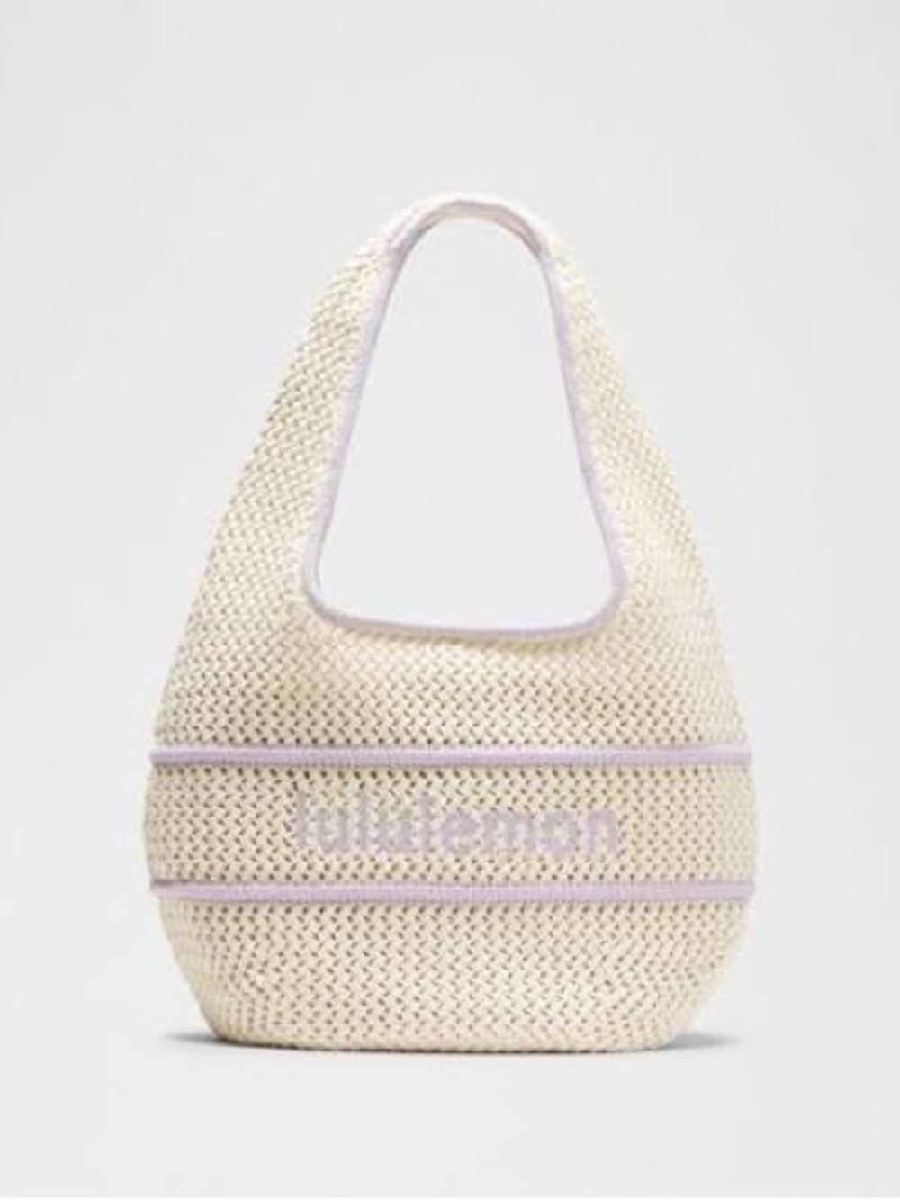 Lululemon Cotton Crochet Shoudler Bag 7L
